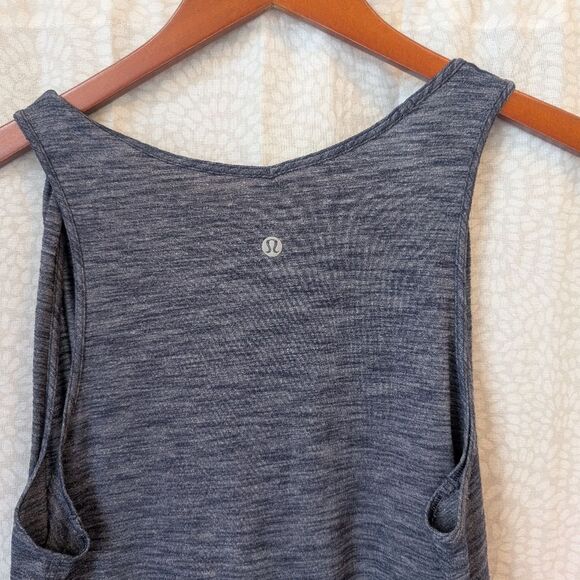 Lululemon Do The Twist Tank Heathered Navy Size 8 - Picture 5 of 8